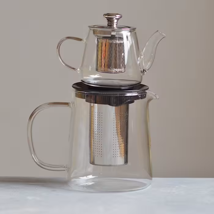 قوری زعفران درب استیل