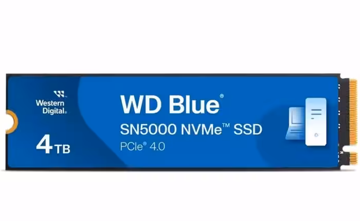 حافظه SSD اینترنال وسترن دیجیتال حافظه اس اس دی اینترنال وسترن دیجیتال Blue SN5000 M.2 2280 NVMe ظرفیت 4 ترابایت
