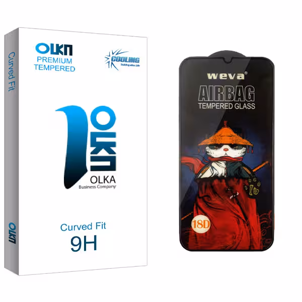 محافظ صفحه نمایش کولینگ مدل Olka GlassAirbag مناسب برای گوشی موبایل شیائومی Redmi 9C | کالا برتری