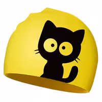 کلاه شنا مدل SY-401 طرح گربه