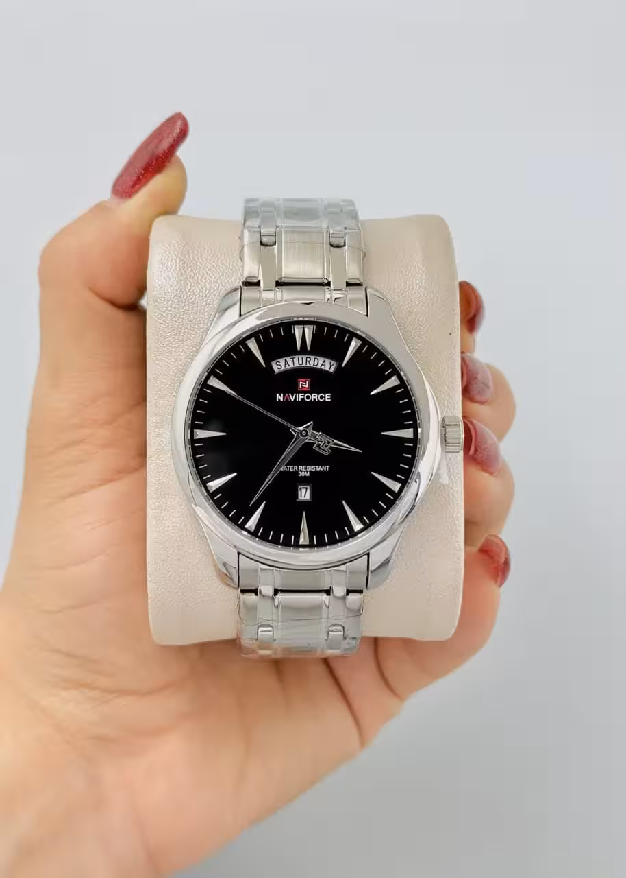 ساعت اورجینال مردانه عقربه ای نیویفورس مدل NAVIFORCE NF9213-SSB