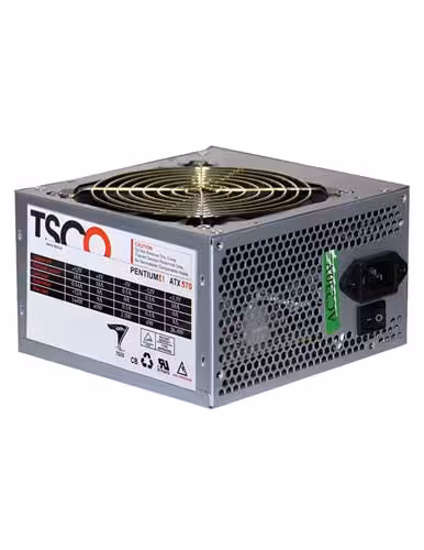 منبع تغذیه پاور کیس کامپیوتر تسکو TSCO مدل TP 570W