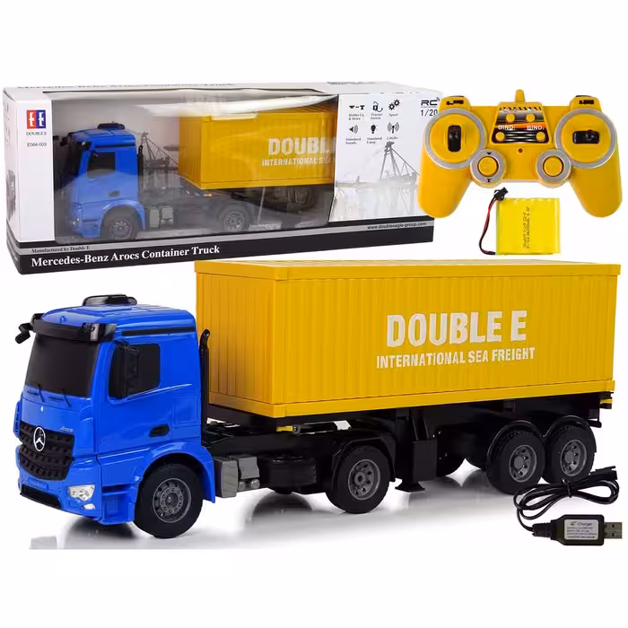 ماشین کنترلی کانتینر بنز کد E564-003 سری Mercedes Benz Arocs Container Truck برند دابل ای