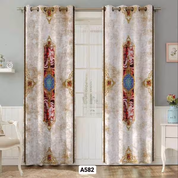 پرده چاپی سنتی کد A582