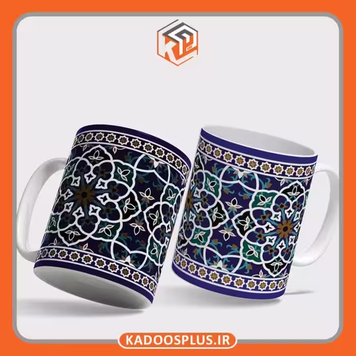 لیوان طرح کاشی سنتی مدل K1