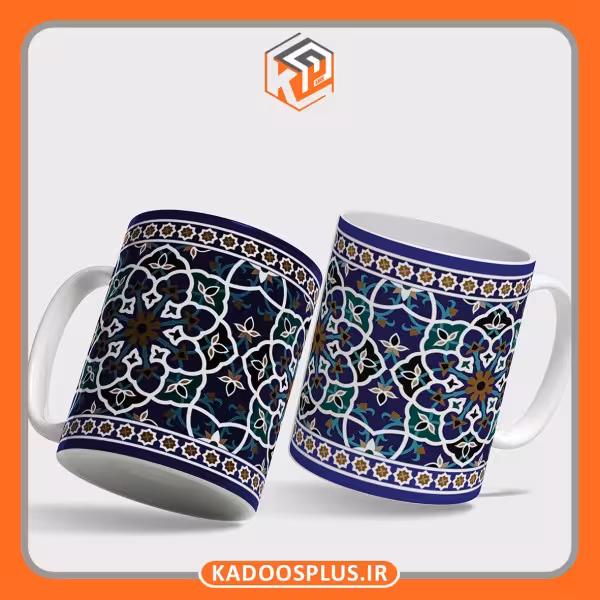 لیوان طرح کاشی سنتی مدل K1