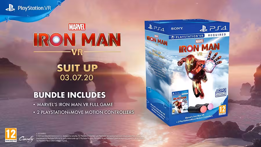 موو پلی استیشن 4 به همراه بازی Iron Man VR انحصاری PSVR