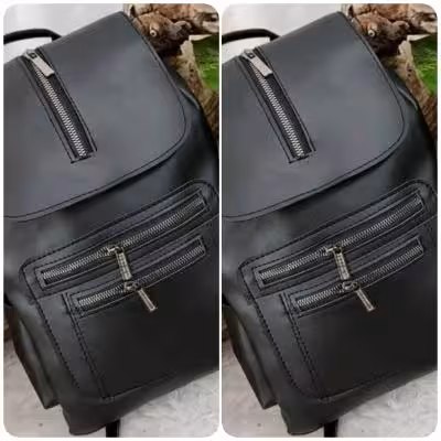 کوله دانشجویی دو زیپ