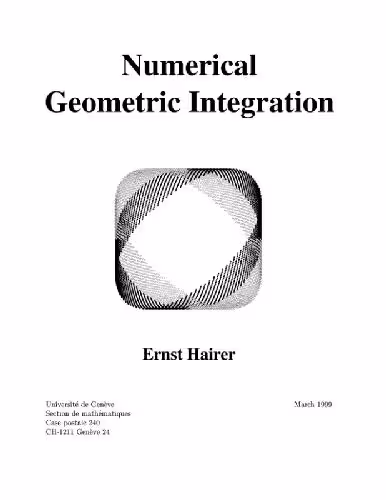 خرید و دانلود نسخه کامل کتاب Numerical geometric integration of ODE