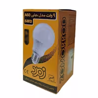 لامپ اس ام دی 9 وات پارس شهاب مدل زمرد پایه E27 مجموعه 10 عددی