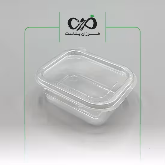 ظرف یکبار مصرف سسی مزه 150CC دلی درب دار تک ظرف (1000عددی)