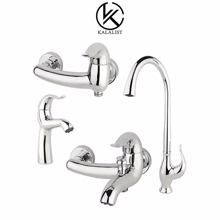 شیرآلات برند راسان مدل اکتاو کروم