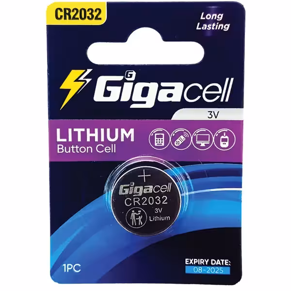 باتری سکه ای سری 2032 گیگاسل