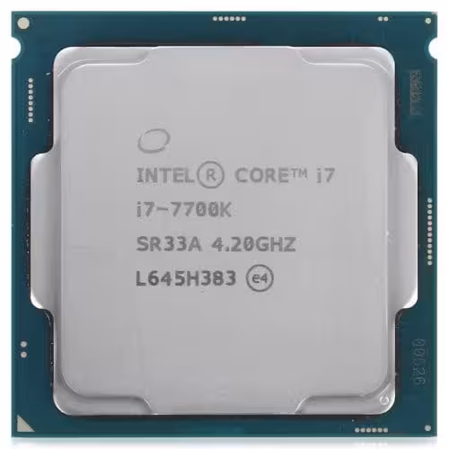 پردازنده Intel Core i7 7700K (تری)
