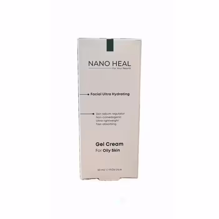 ژل کرم آبرسان پوست چرب تیوپی نانوهیل 50 میلی‌لیتر Nano heal