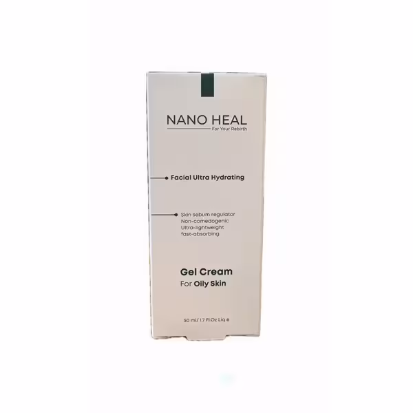 ژل کرم آبرسان پوست چرب تیوپی نانوهیل 50 میلیلیتر Nano heal