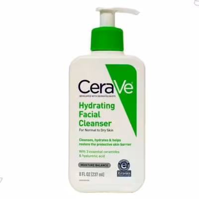ژل شستشوی صورت سراوی پوست نرمال و خشک 237 میل Cerave Hydrating