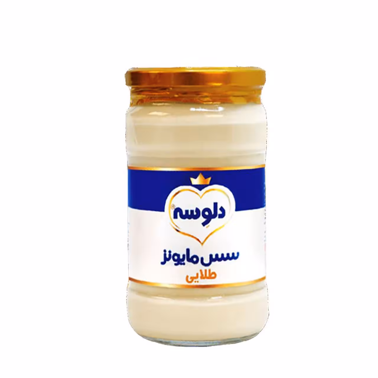 سس مایونز طلایی دلوسه شیشه 580 گرمی