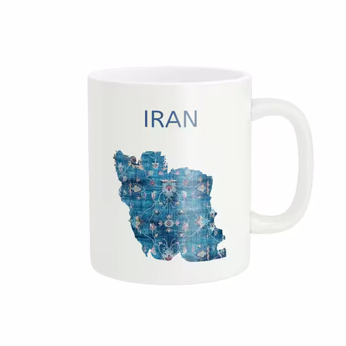 ماگ پادآفرین مدل نقشه ایران کد PM4213
