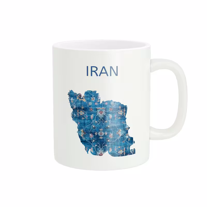 ماگ پادآفرین مدل نقشه ایران کد PM4213