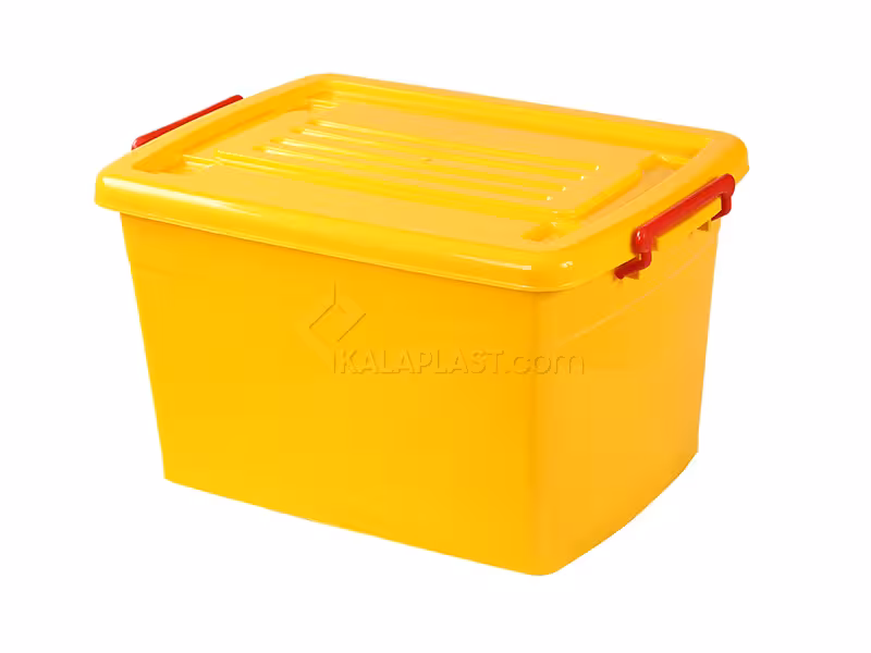 صندوق چرخدار کد 206 / زرد