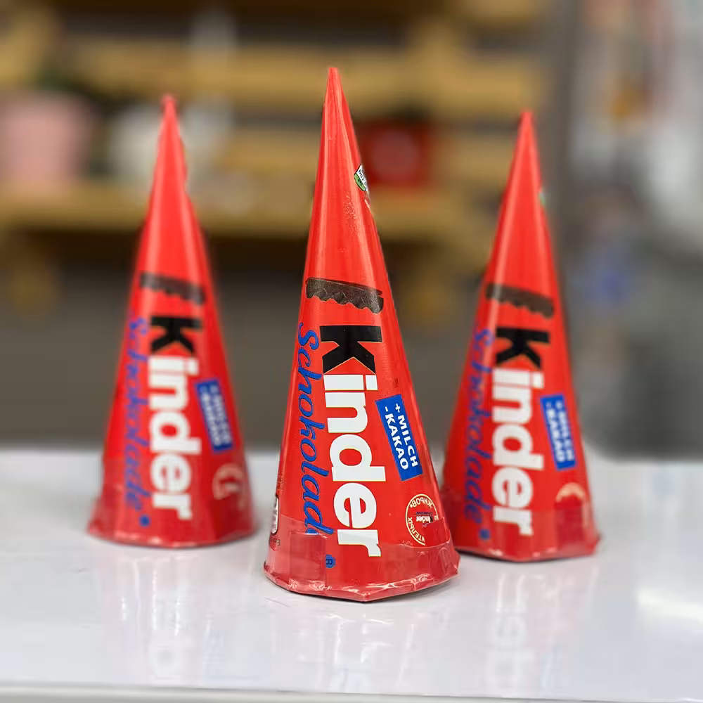 شکلات قیفی کیندر