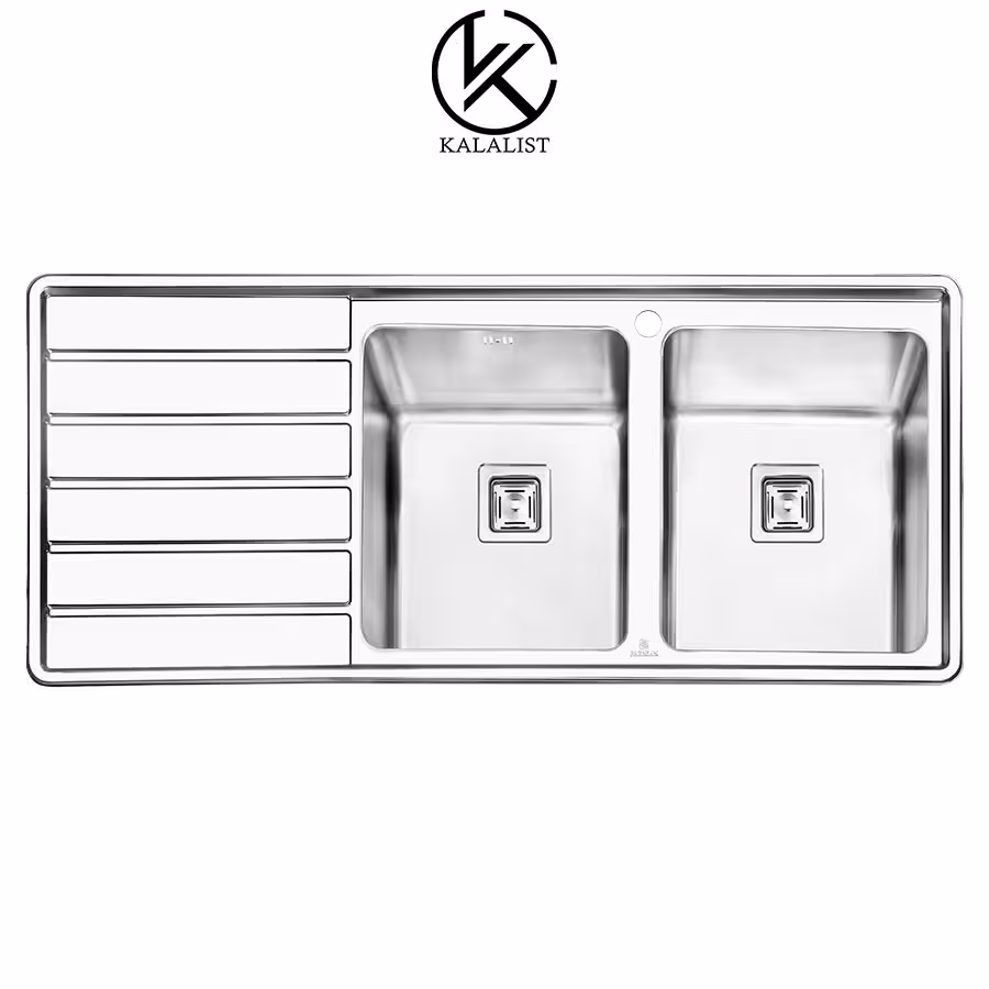 سینک ظرفشویی توکار پرنیان مدل PS 1214