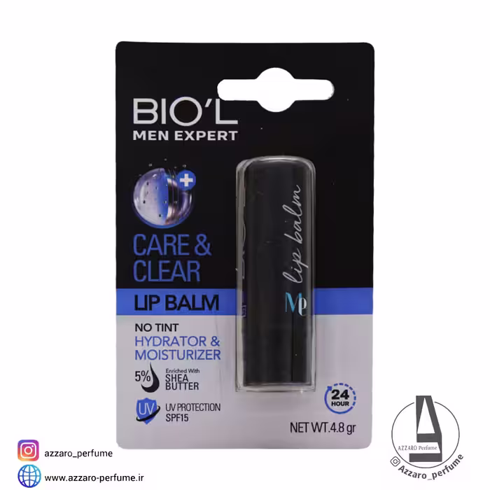 بالم لب مردانه بیول مدل Care &amp; Clear حجم 4.8 گرم