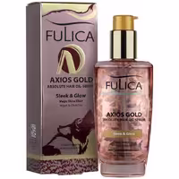 سرم روغنی براق کننده موی سر فولیکا مدل Axios Gold حاوی روغن آرگان حجم 100 میلی لیتر