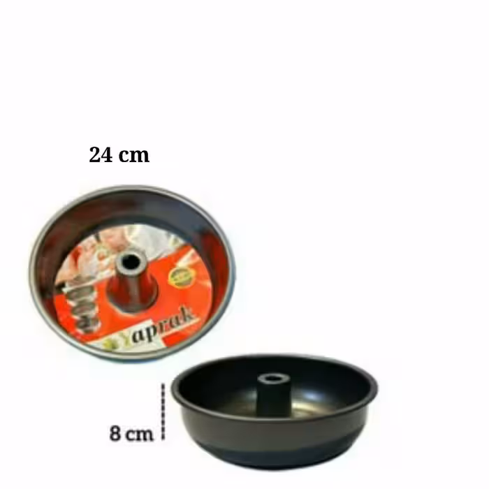 قالب تفلون گرد شیفون دار 24 سانت yaprak