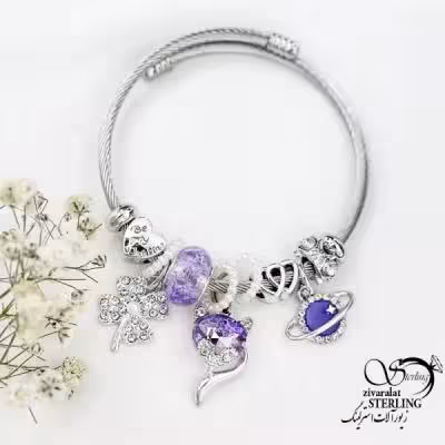 دستبند پاندورا (النگویی) آویز عروسکی کد 18717