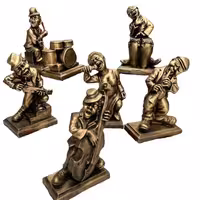 مجسمه گروه موزیسین مجموعه 7 عددی