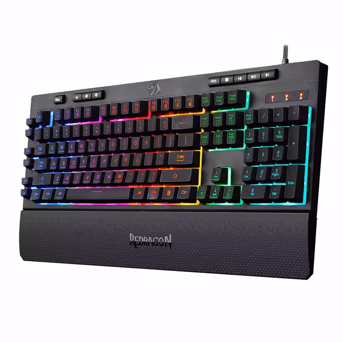 خرید کیبورد گیمینگ ردراگون Keyboard Redragon Shiva K512 Black با بهترین قیمت