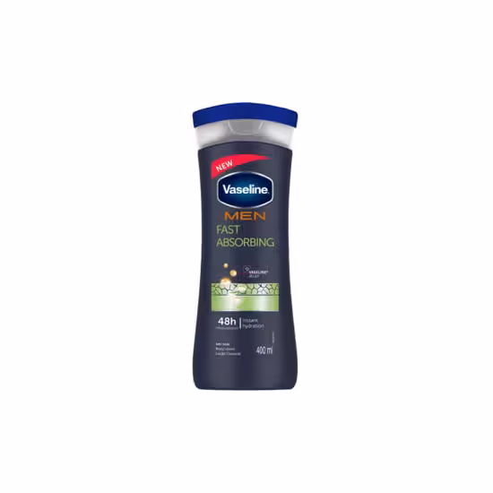 لوسیون بدن مردانه وازلین مدل Fast Absorbing حجم 400 میل