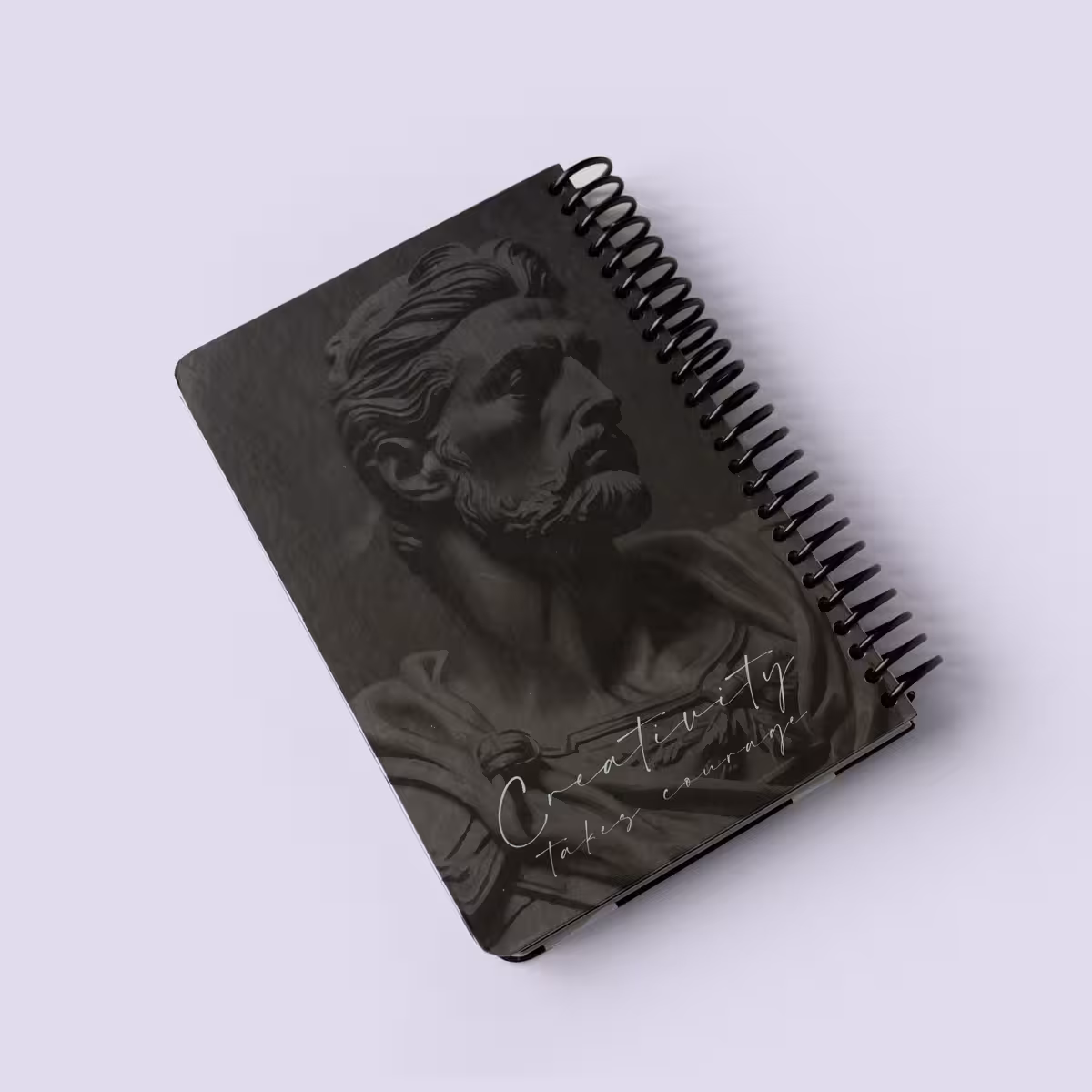 دفتر طراحی آ5 سیم از بغل سری Roman دات نوت (dotnote)