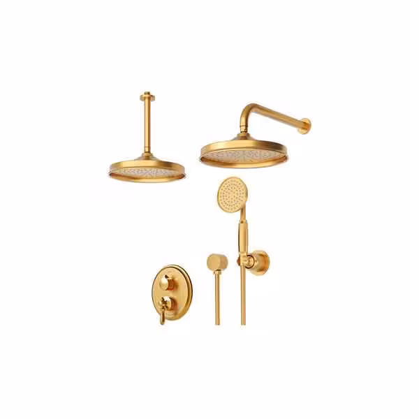 شیر توکار شودر مدل زیگموند BRASS تیپ سه