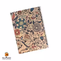 دفتر خط دار کرافت 60 برگ طرح گل ایمان (iman)
