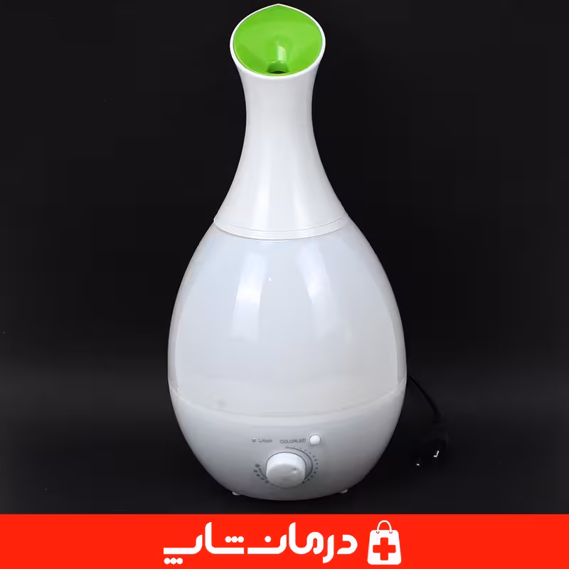خرید دستگاه بخور سرد کوزه ای 2/6 لیتر سفید چراغدار رطوبت ساز