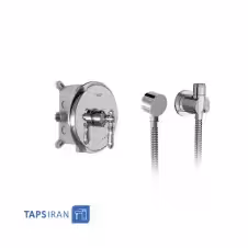 قیمت ، مشخصات و سفارش آنلاین شیر توالت توکار شودر مدل زیگموند - BRASS