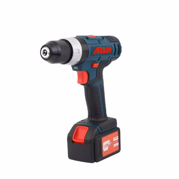 دریل پیچ گوشتی شارژی چکشی 18 ولت آروا مدل 5843