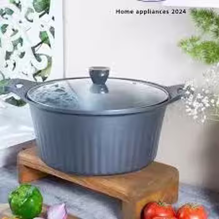 قابلمه تک سایز 32 طوسی ریور کد 3858G