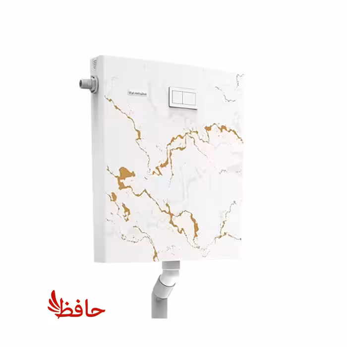 فلاش تانک ایران مدل اولترا اسلیم ماربل گلد با لوله توکار