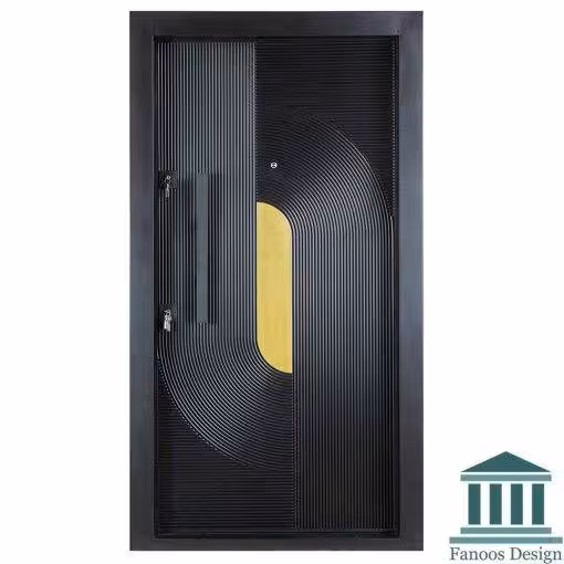 درب ضد سرقت مدرن با رنگ پوششی شیاری کد 1209