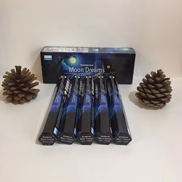 عود شاخه ای رویای ماه دارشان Darshan Moon Dream Incense Sticks