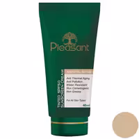 کرم ضد آفتاب مدل رنگی SPF50 پلزنت 40 میلی لیتر نچرال
