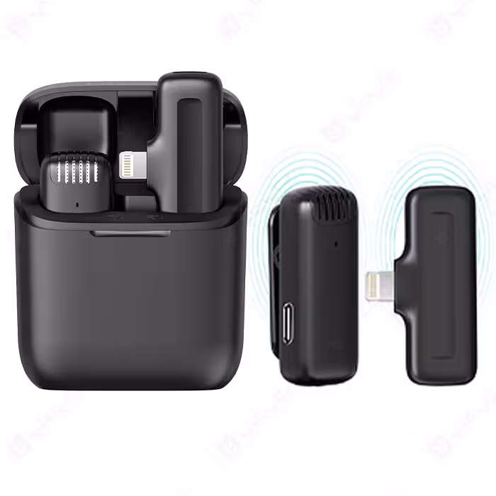 میکروفن یقه ای تکی لایتنینگ مدل J11 (مخصوص گوشی های آیفون)