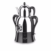 سماور برقی استیل برند کرکماز ترکیه مدل Çaykolik A341-04 استیل/مشکی