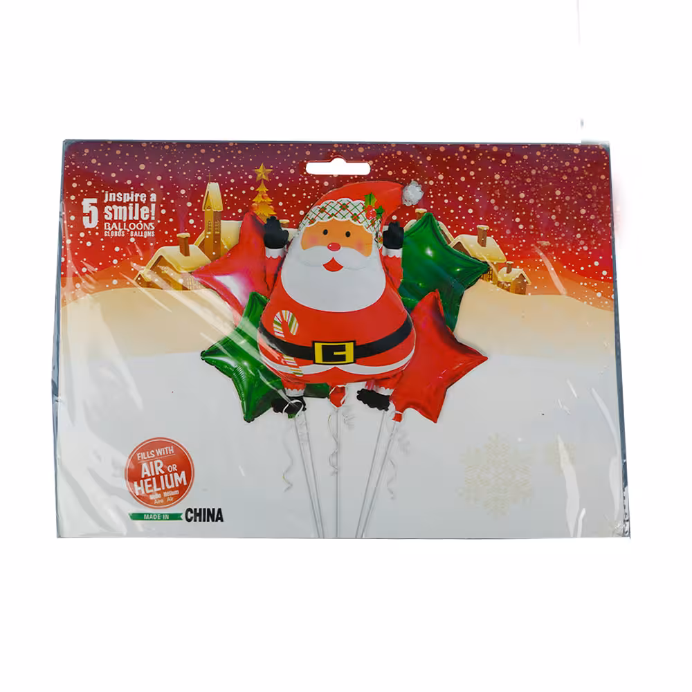 بادکنک فویلی بزرگ بابانوئل Santa&#39;s big foil balloon