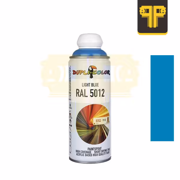 اسپری رنگ آبی روشن رال دوپلی کالر کد Dupli-Color RAL 5012
