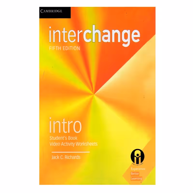 کتاب Interchange Intro With Video Activity Worksheets Fifth Edition اثر Jack C. Richards انتشارات الوندپویان